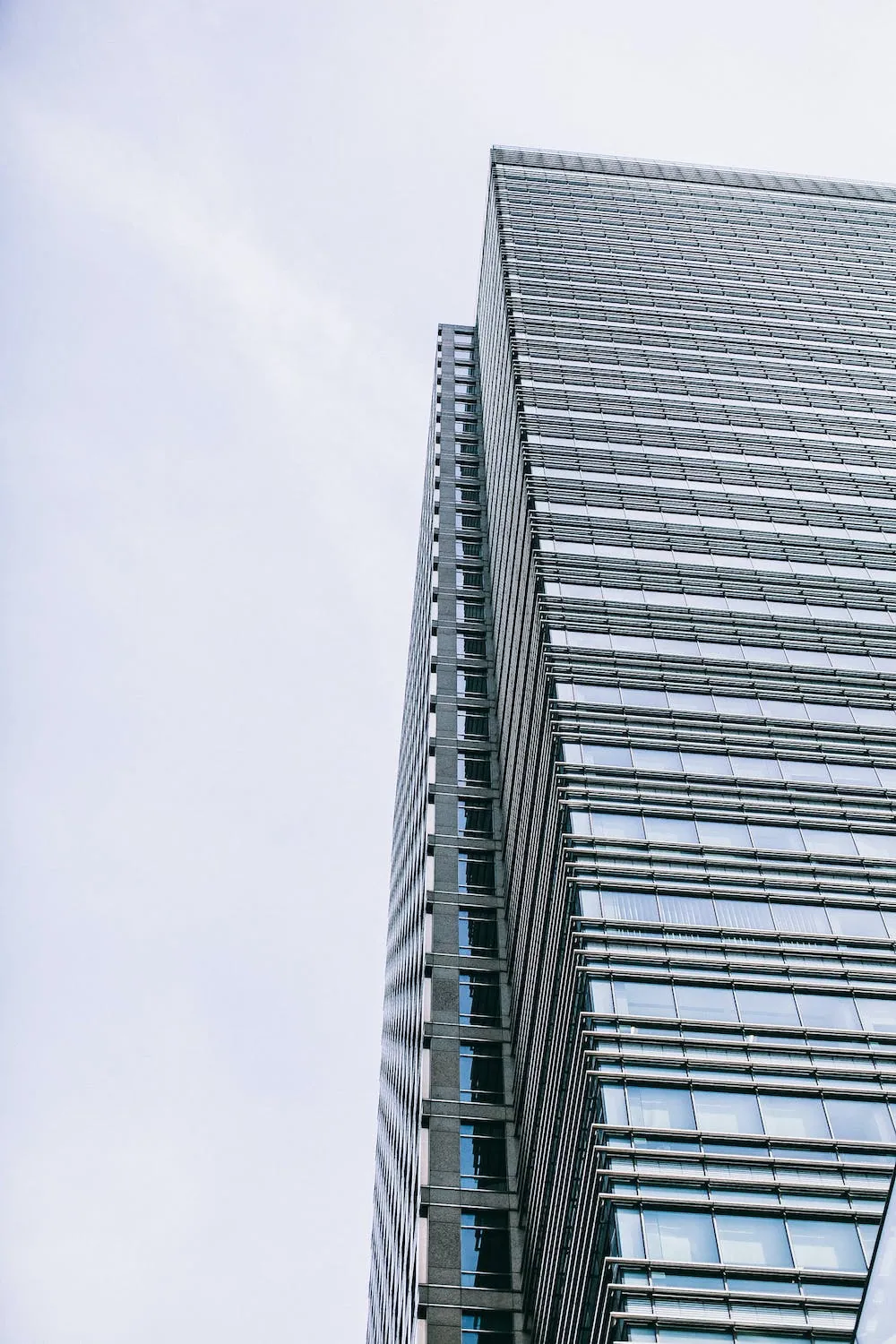 commercial building looking up